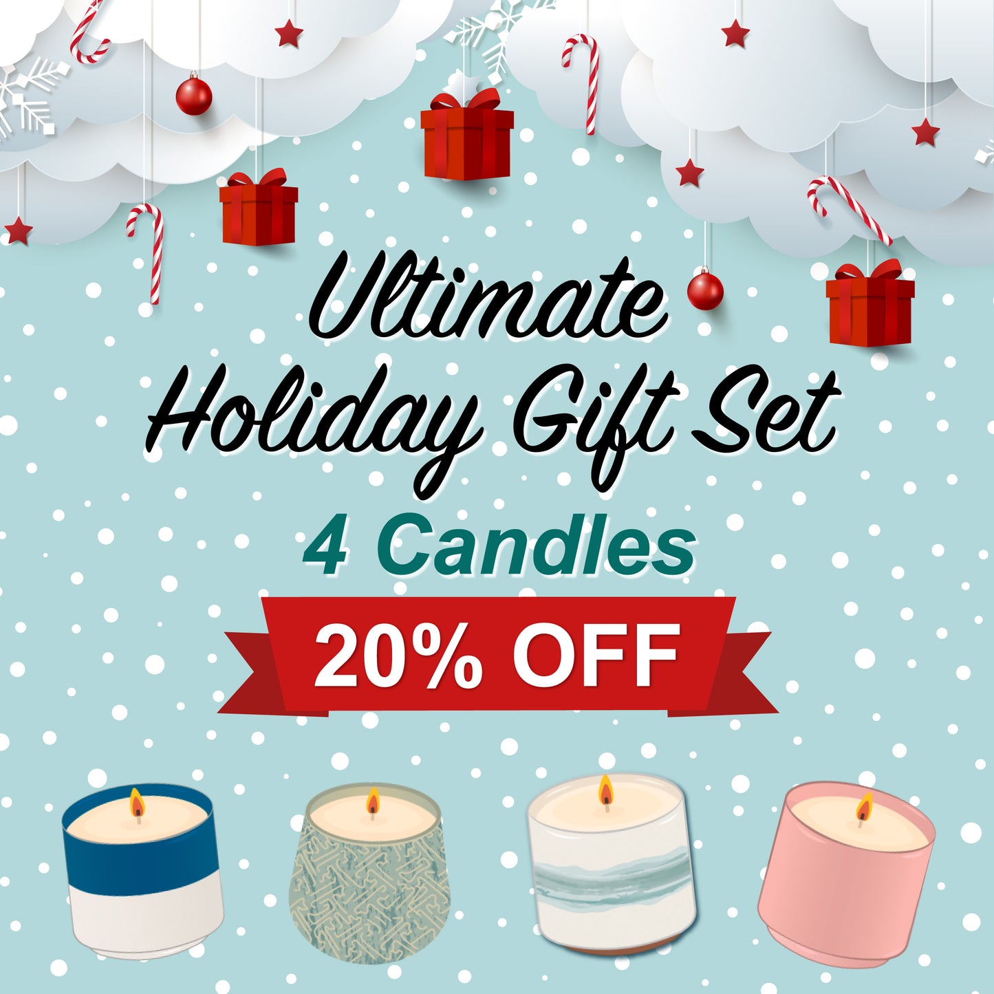 Ultimate Holiday Gift Set (4 candles)