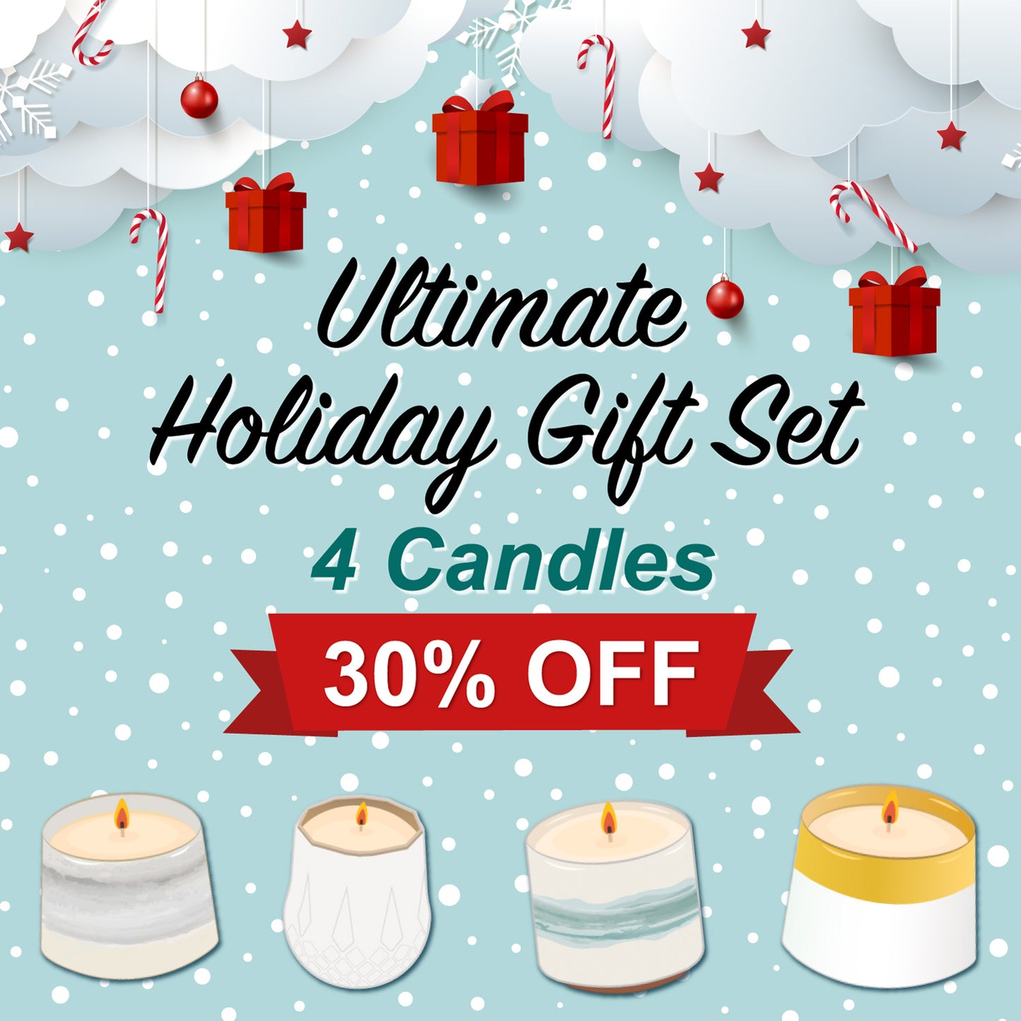 Ultimate Holiday Gift Set (4 candles)