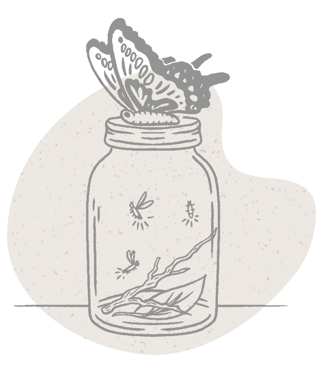 Firefly Jar Illustration